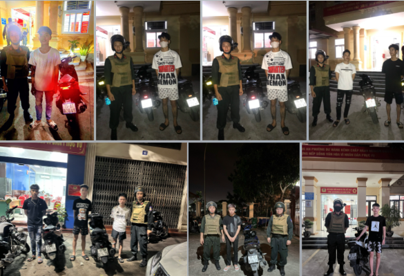 Phòng Cảnh sát cơ động: Xử lý 9 thanh thiếu niên vi phạm trật tự an toàn giao thông đêm 1.8